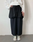 Black Bubble Skirt #250333